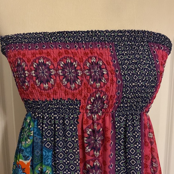 Hot & Delicious Strapless Maxi Dress Size Medium - Picture 4 of 6